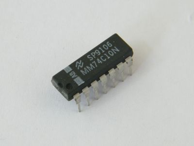 74C10 DIL14 TRIPLE 3 INPUT NAND NATIONAL MM74C10
